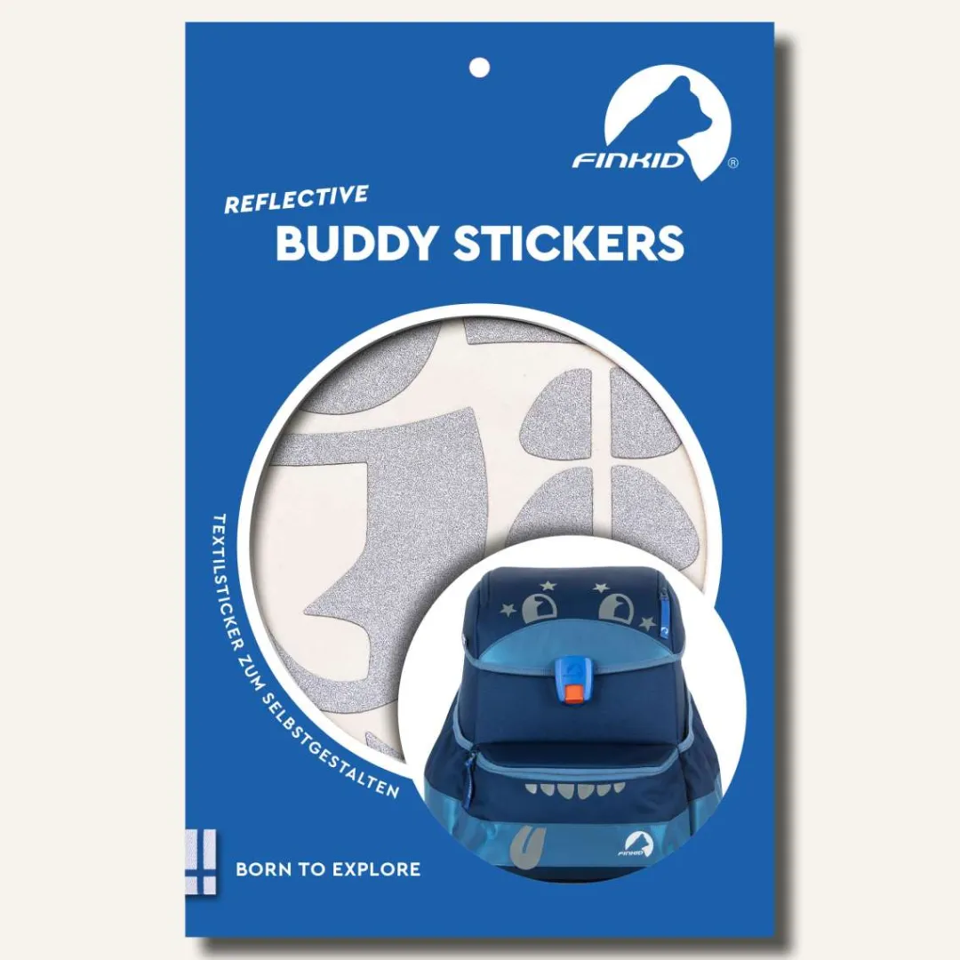 finkid REFLECTIVE BUDDY STICKERS-Kinder Buddy Zubehör